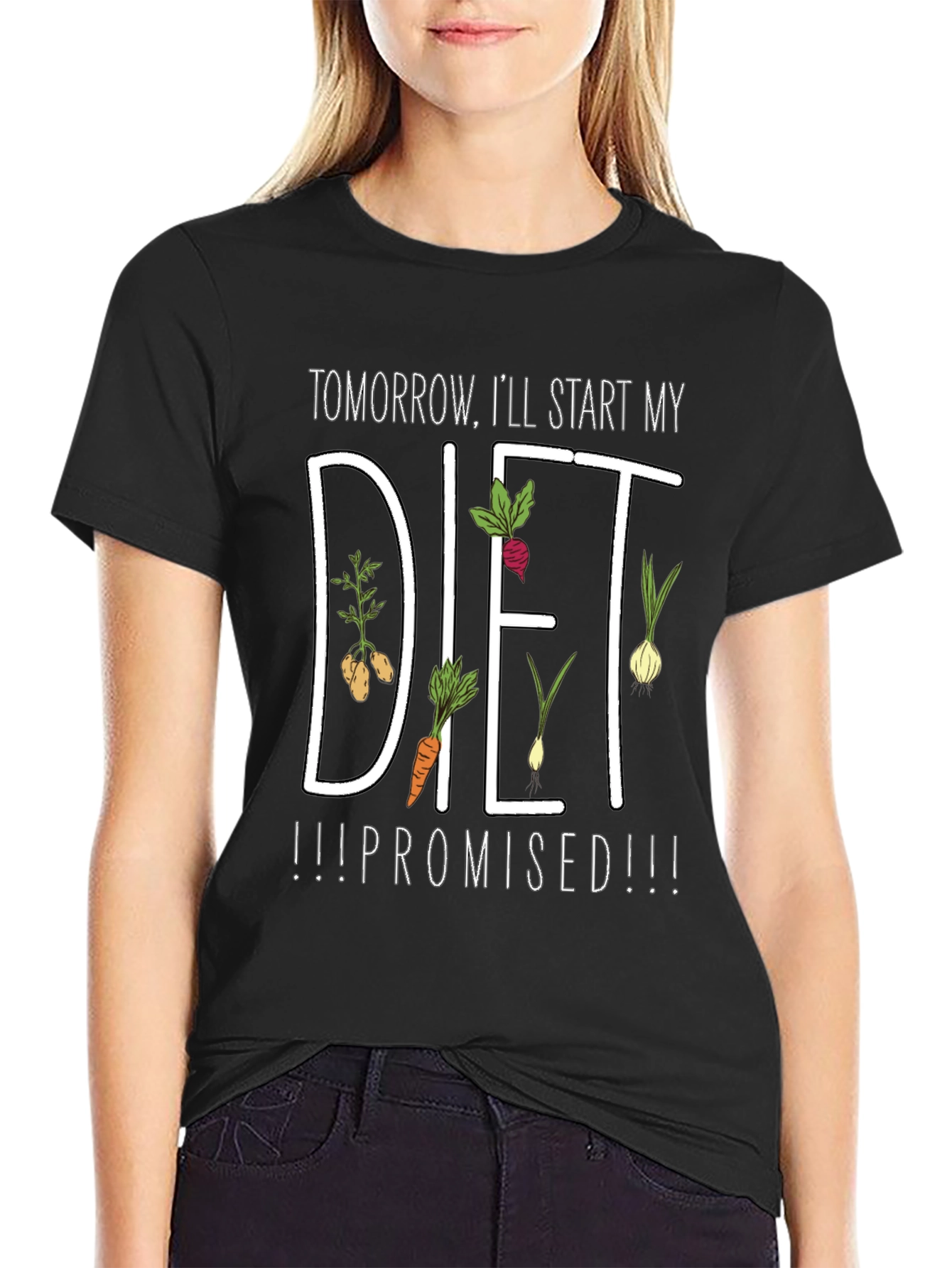 Funny Diet Promise T-Shirt