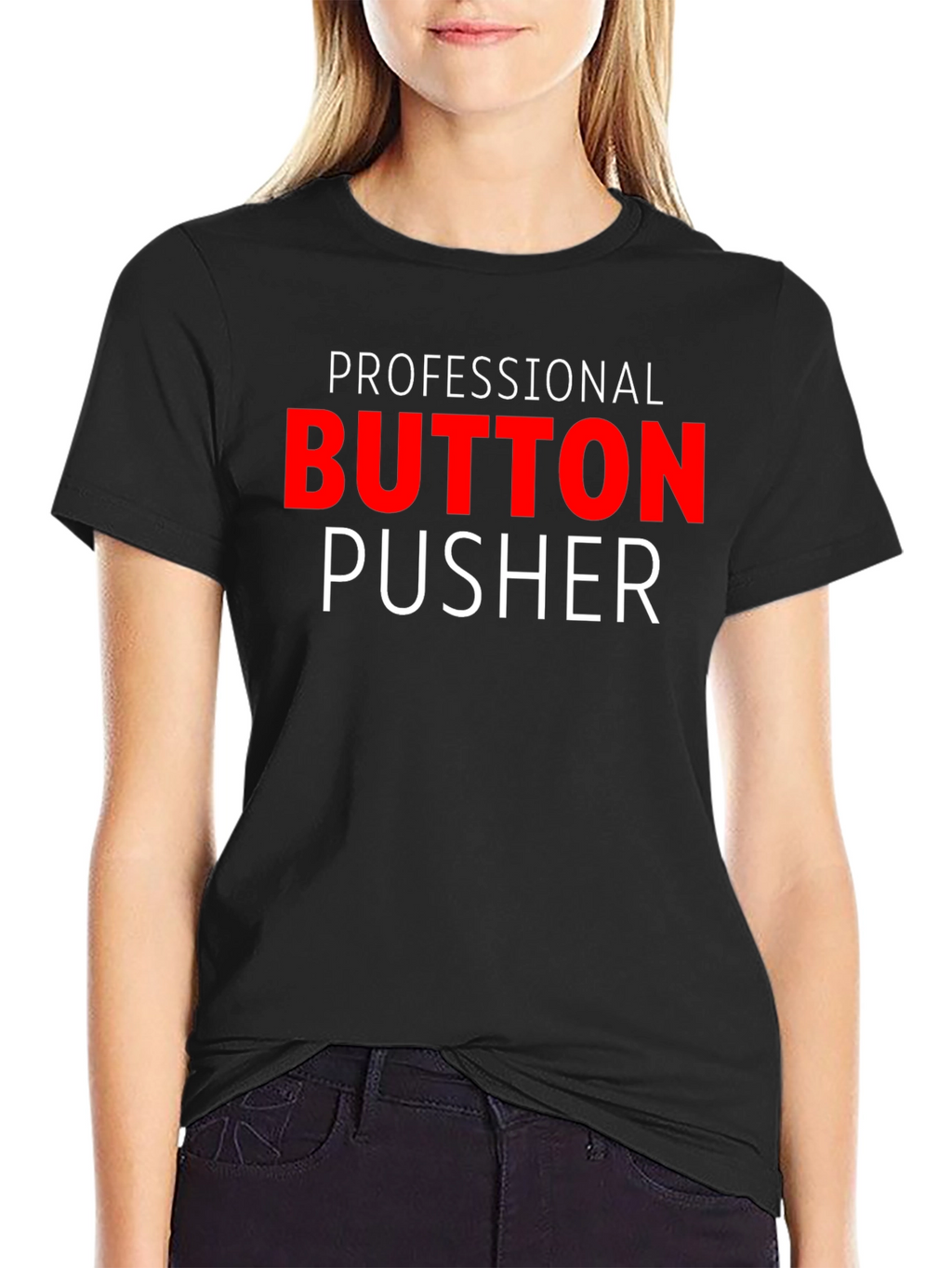 Professional Button Pusher Graphic Tee
