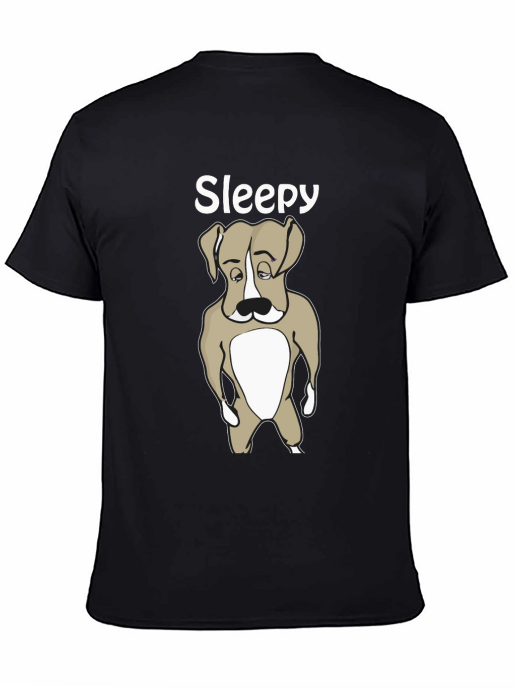 Sleepy Dog T-Shirt - Cute Animal Graphic Tee