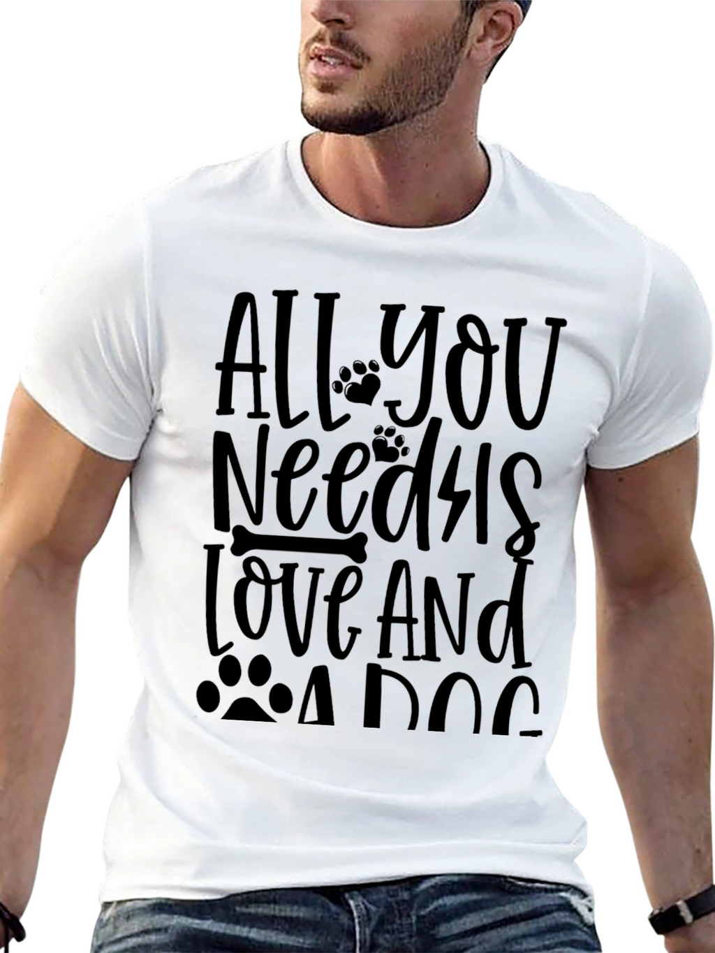 All You Need Is Love and a Dog T-Shirt