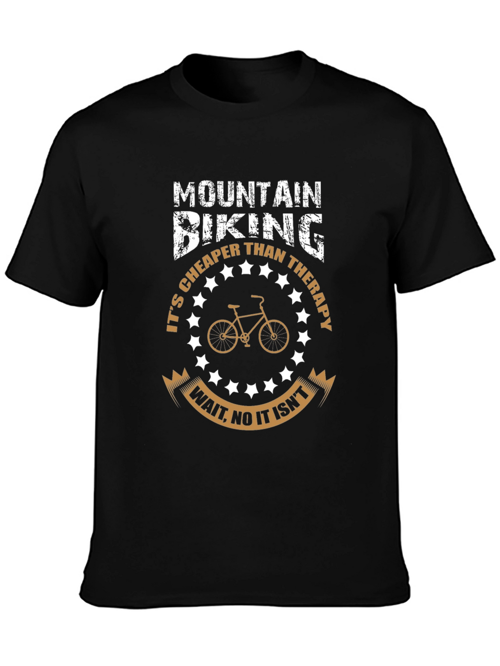 Mountain Biking Therapy Graphic Tee