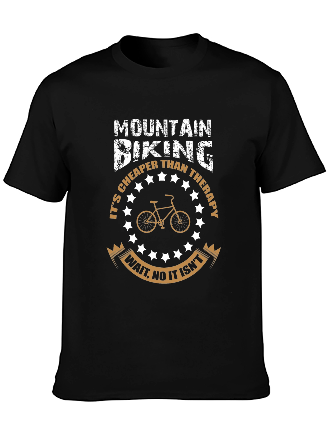 Mountain Biking Therapy Graphic Tee