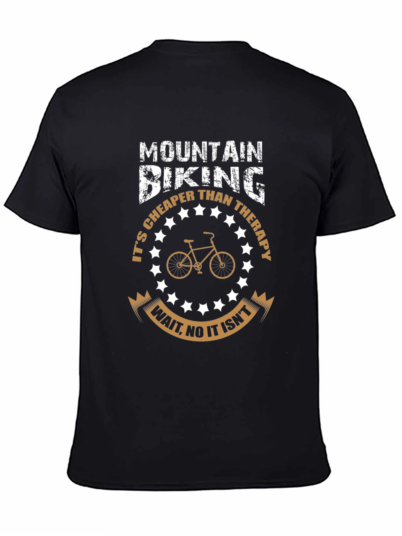 Mountain Biking Therapy Graphic Tee
