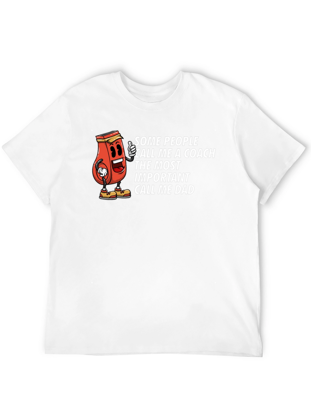 Funny Coach Dad T-Shirt - Novelty Tee
