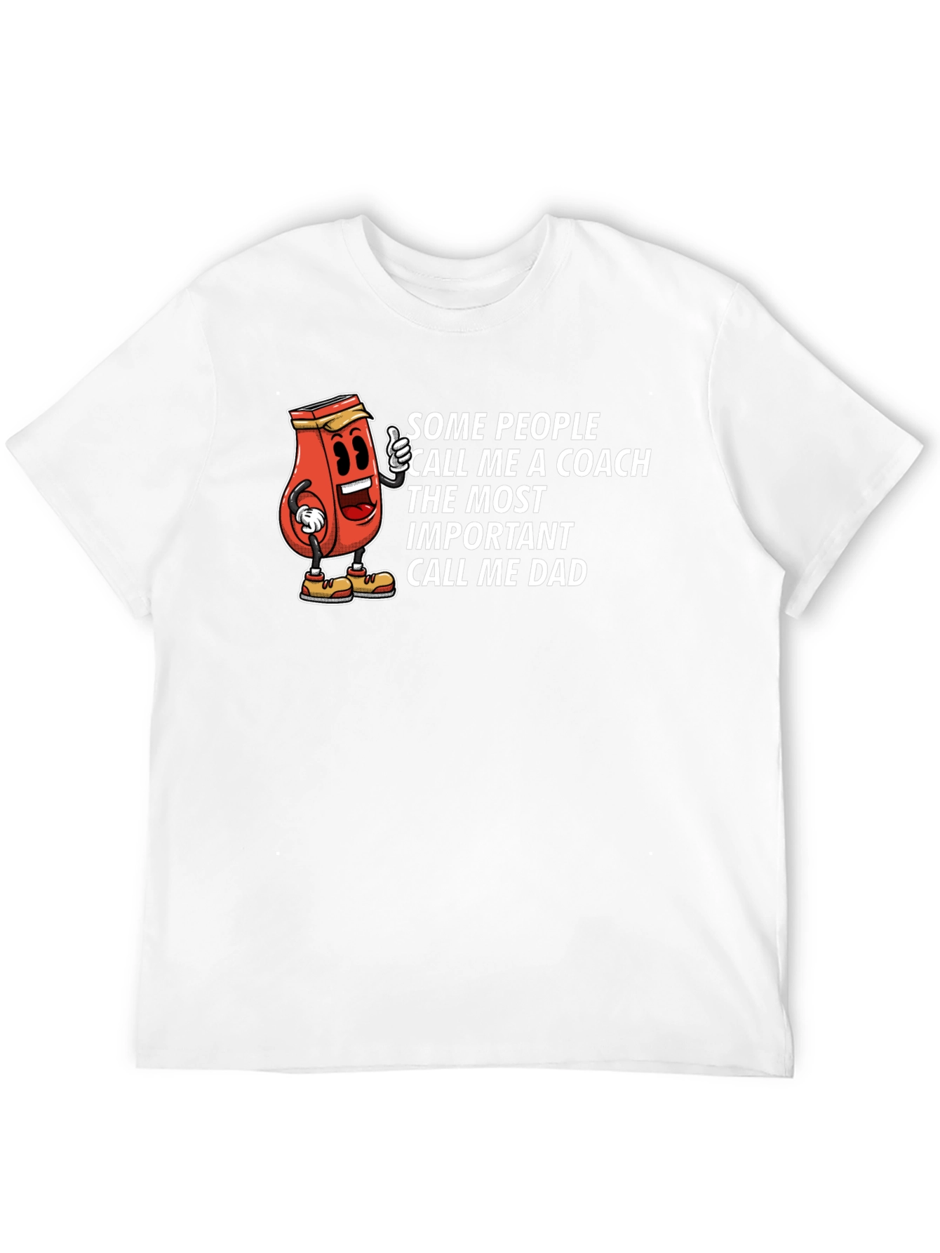Funny Coach Dad T-Shirt - Novelty Tee