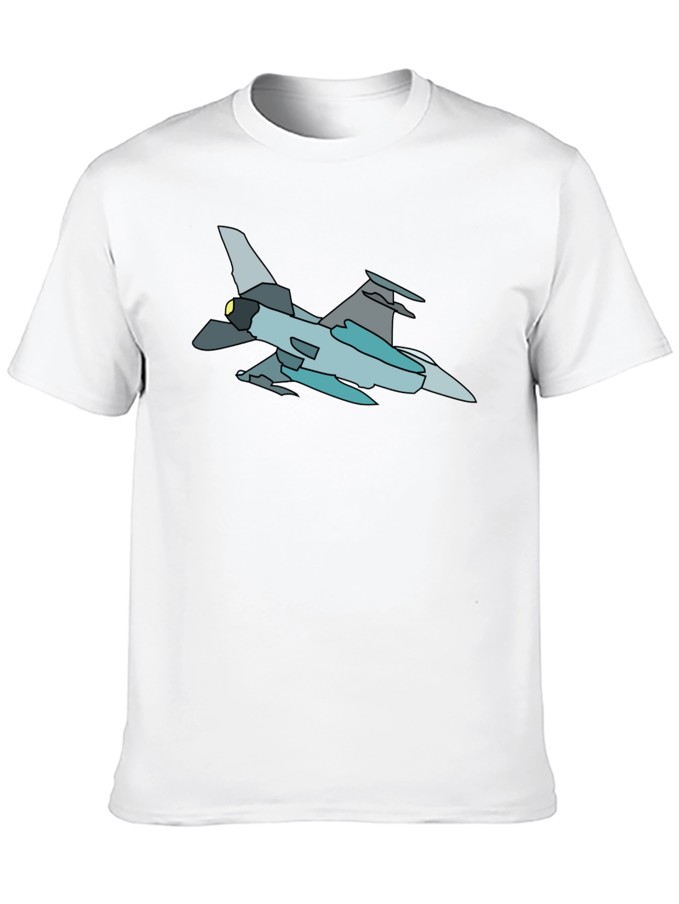 Fighter Jet Graphic Tee - Cool Airplane Design