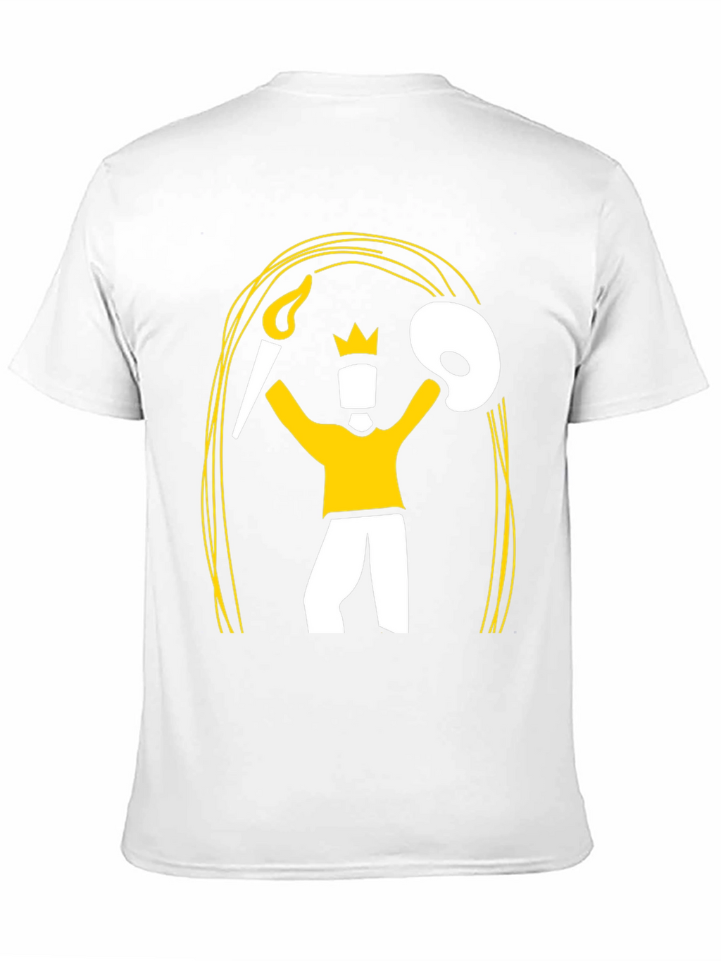 Artist King Graphic Tee - Black Cotton T-Shirt