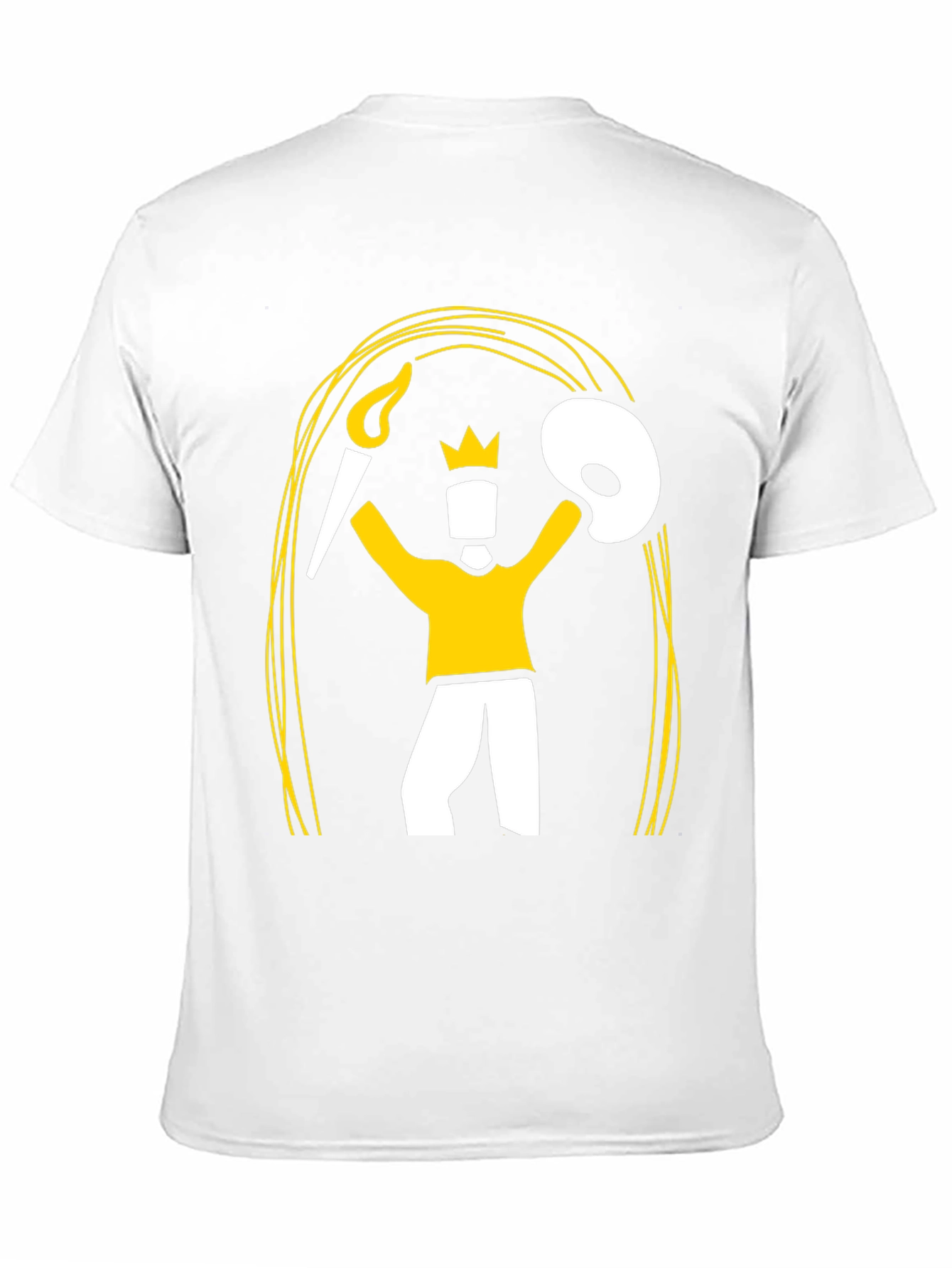 Artist King Graphic Tee - Black Cotton T-Shirt