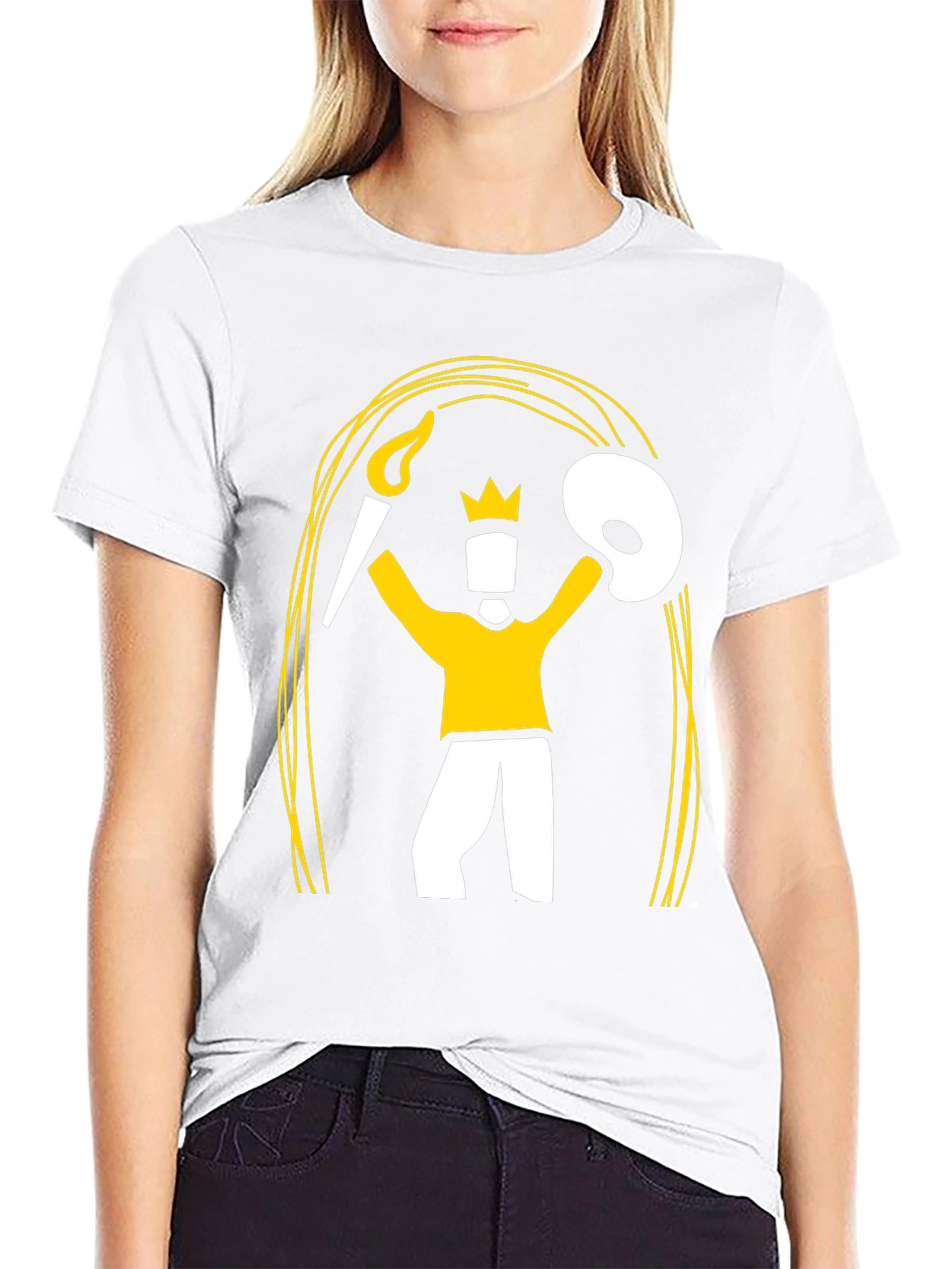 Artist King Graphic Tee - Black Cotton T-Shirt
