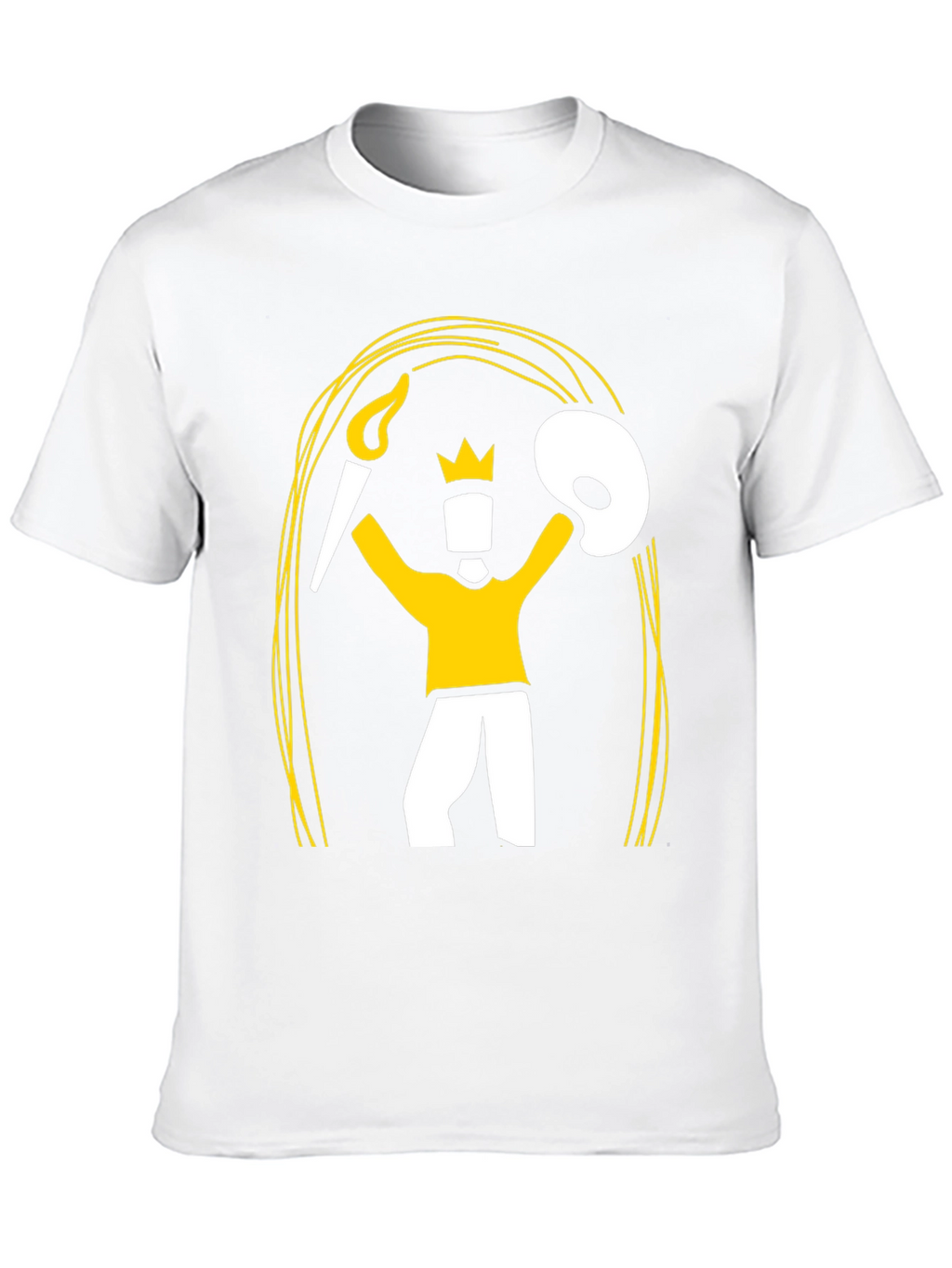 Artist King Graphic Tee - Black Cotton T-Shirt