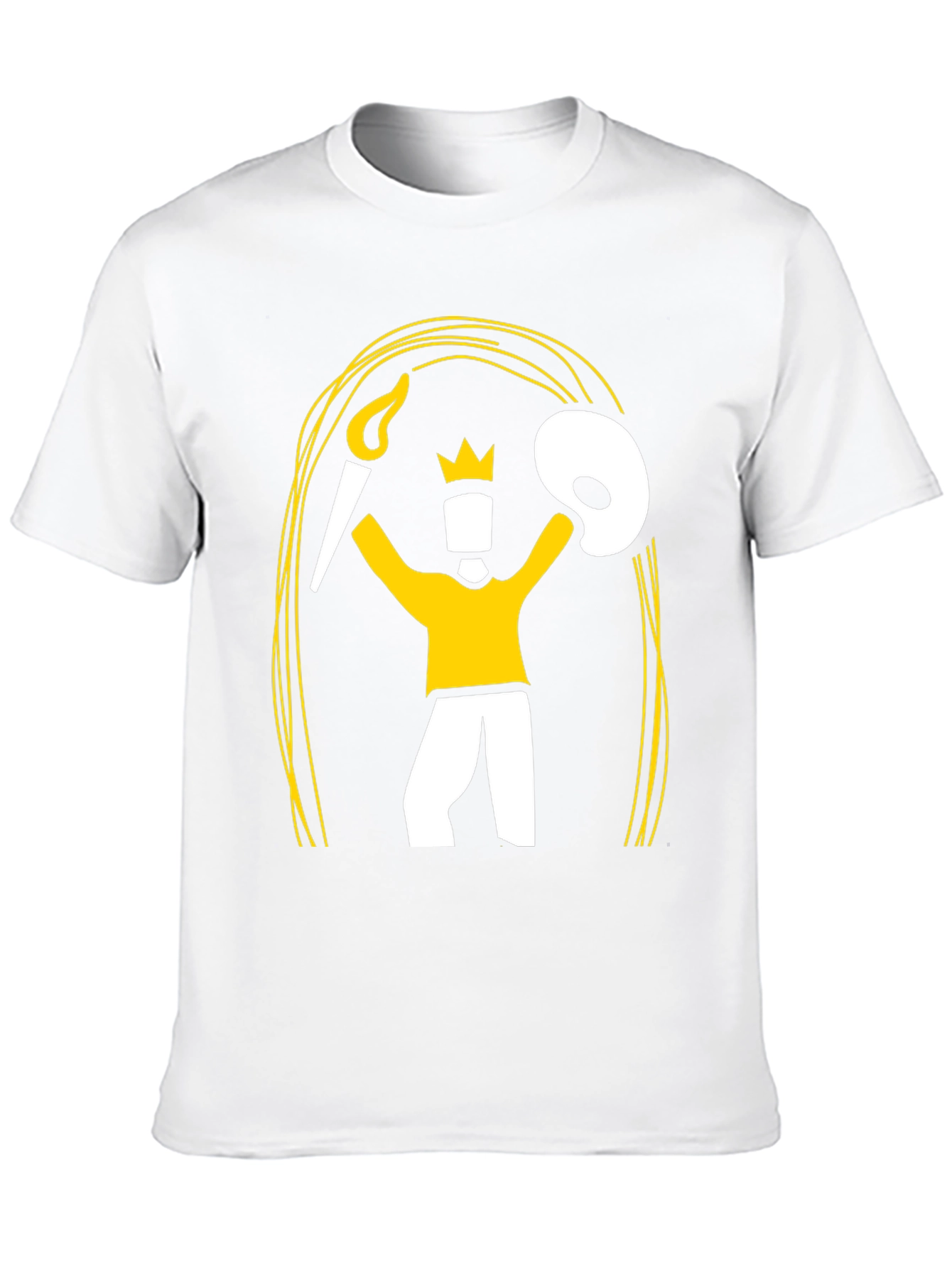 Artist King Graphic Tee - Black Cotton T-Shirt