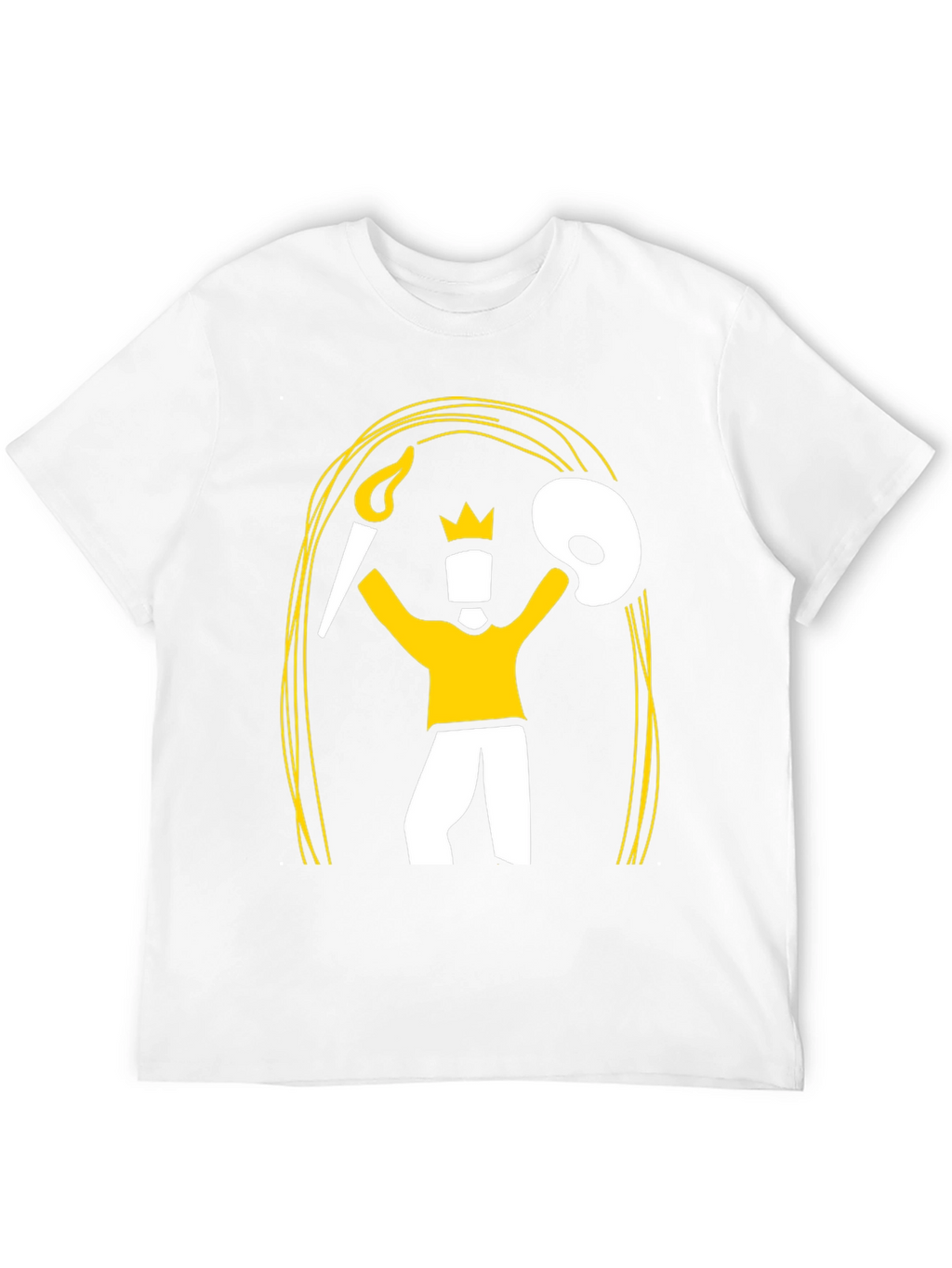 Artist King Graphic Tee - Black Cotton T-Shirt
