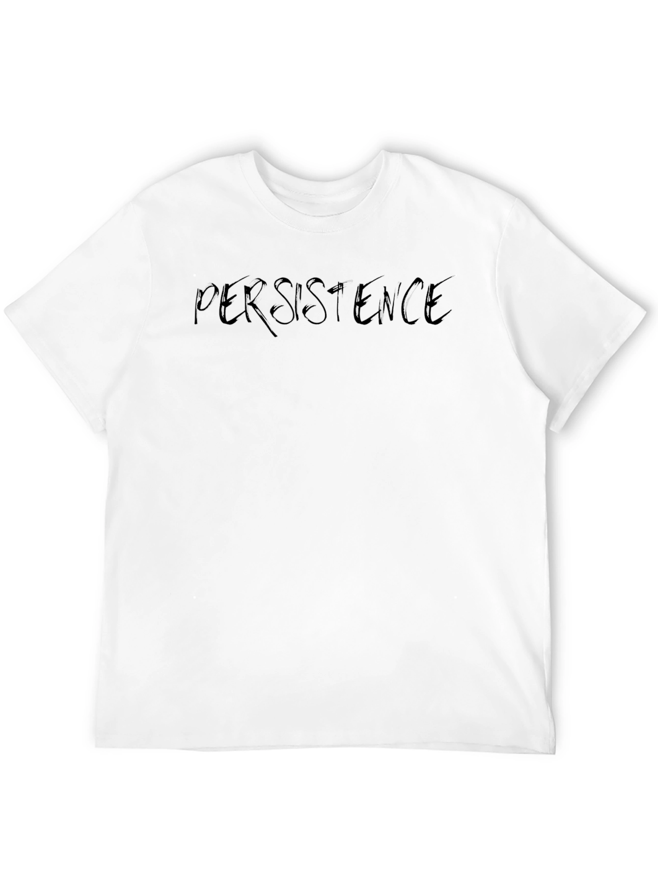 Persistence Black Graphic Tee - Menswear