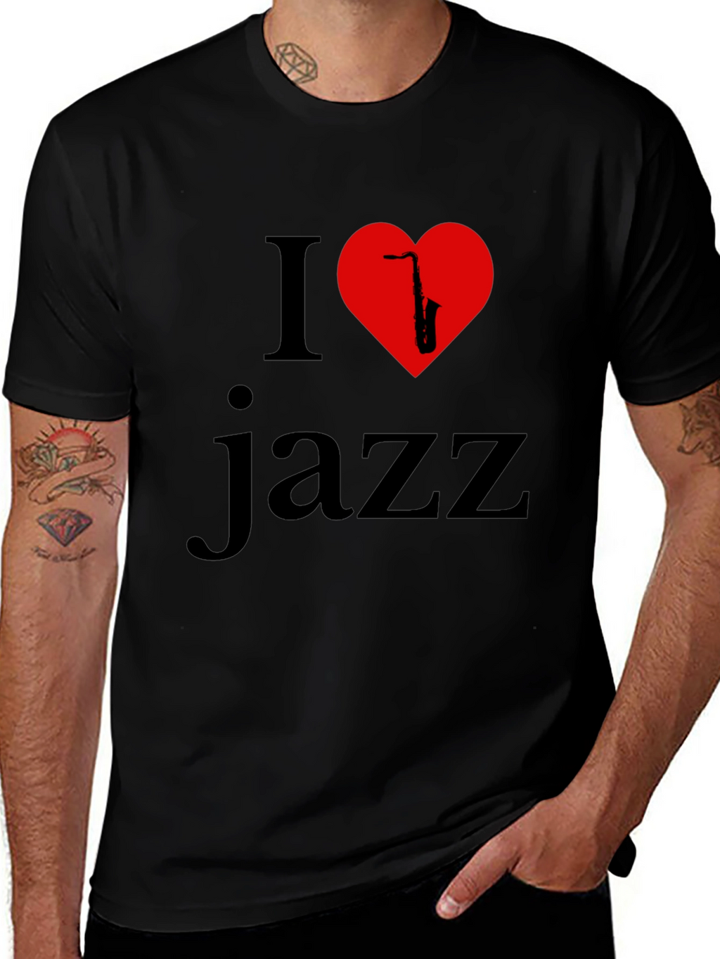 I Love Jazz T-Shirt - Music Lover Tee