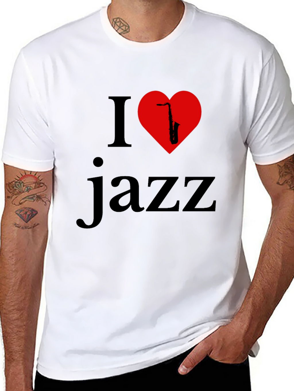 I Love Jazz T-Shirt - Music Lover Tee