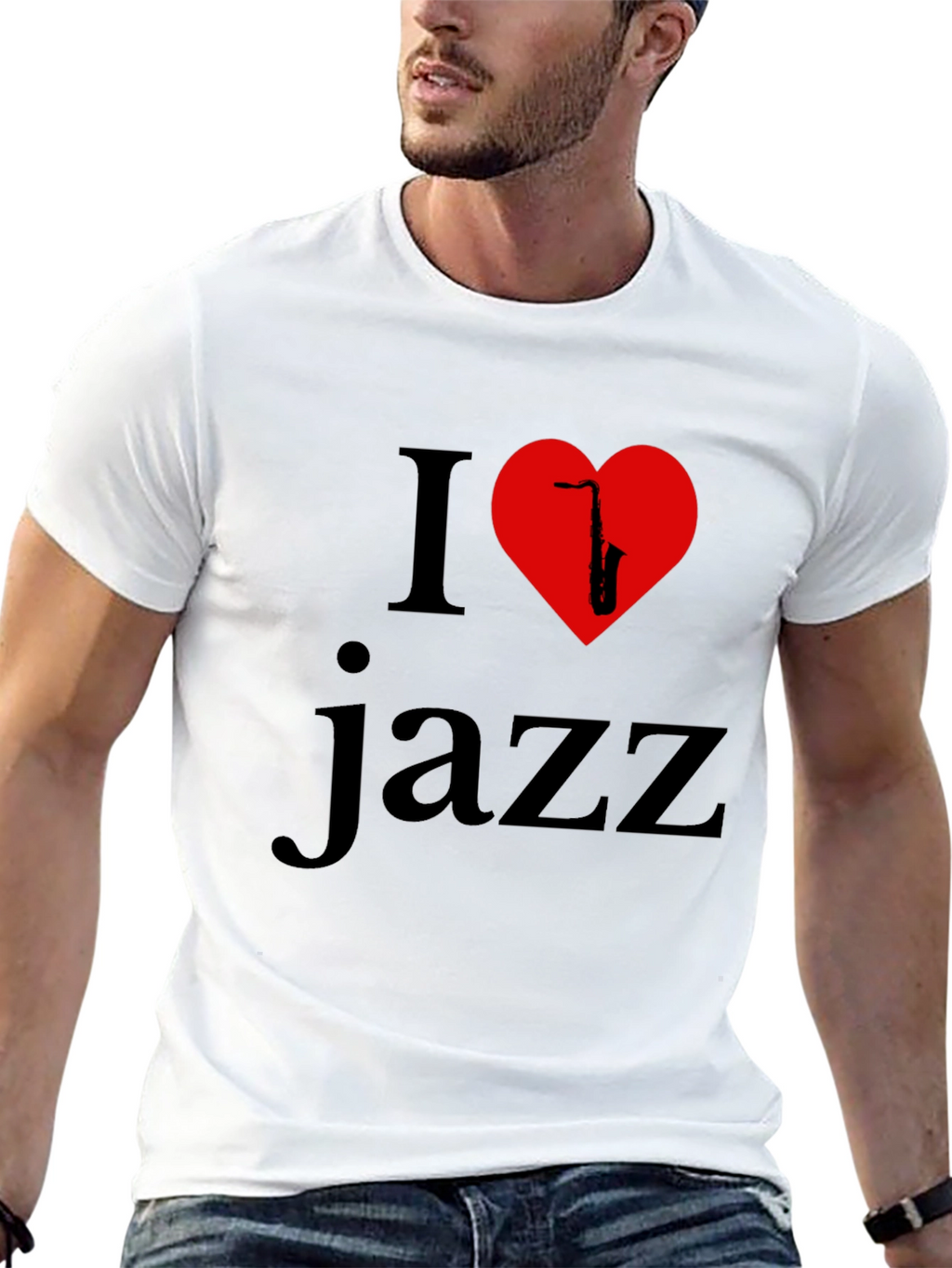 I Love Jazz T-Shirt - Music Lover Tee