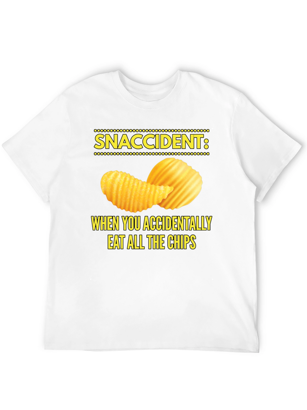 Snaccident Chip Lover T-Shirt - Funny Food Tee