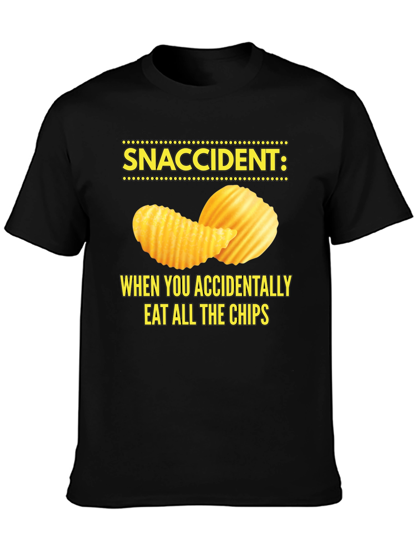 Snaccident Chip Lover T-Shirt - Funny Food Tee