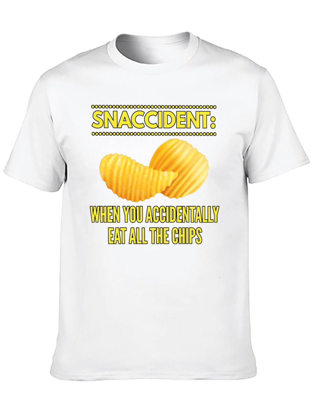 Snaccident Chip Lover T-Shirt - Funny Food Tee