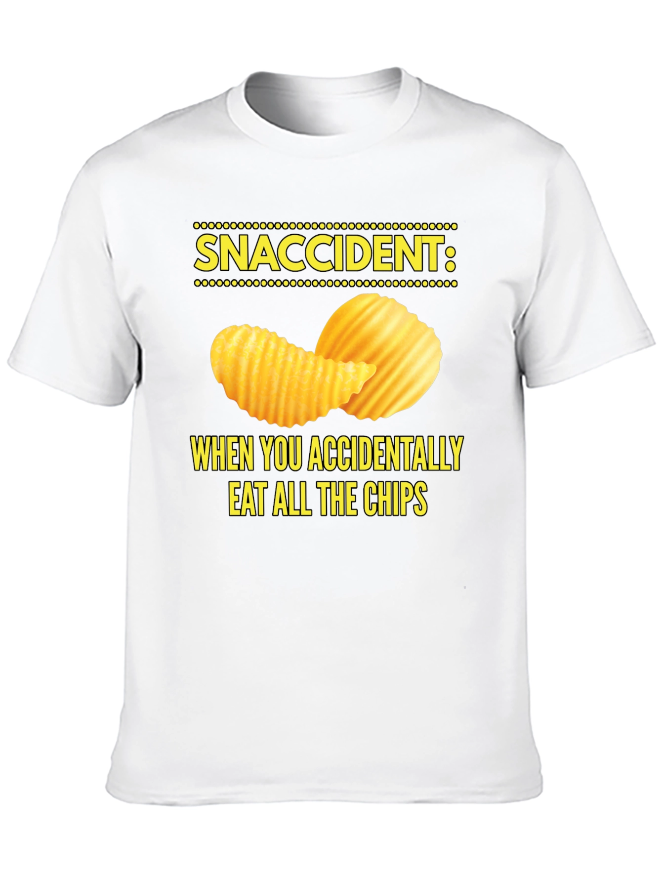 Snaccident Chip Lover T-Shirt - Funny Food Tee