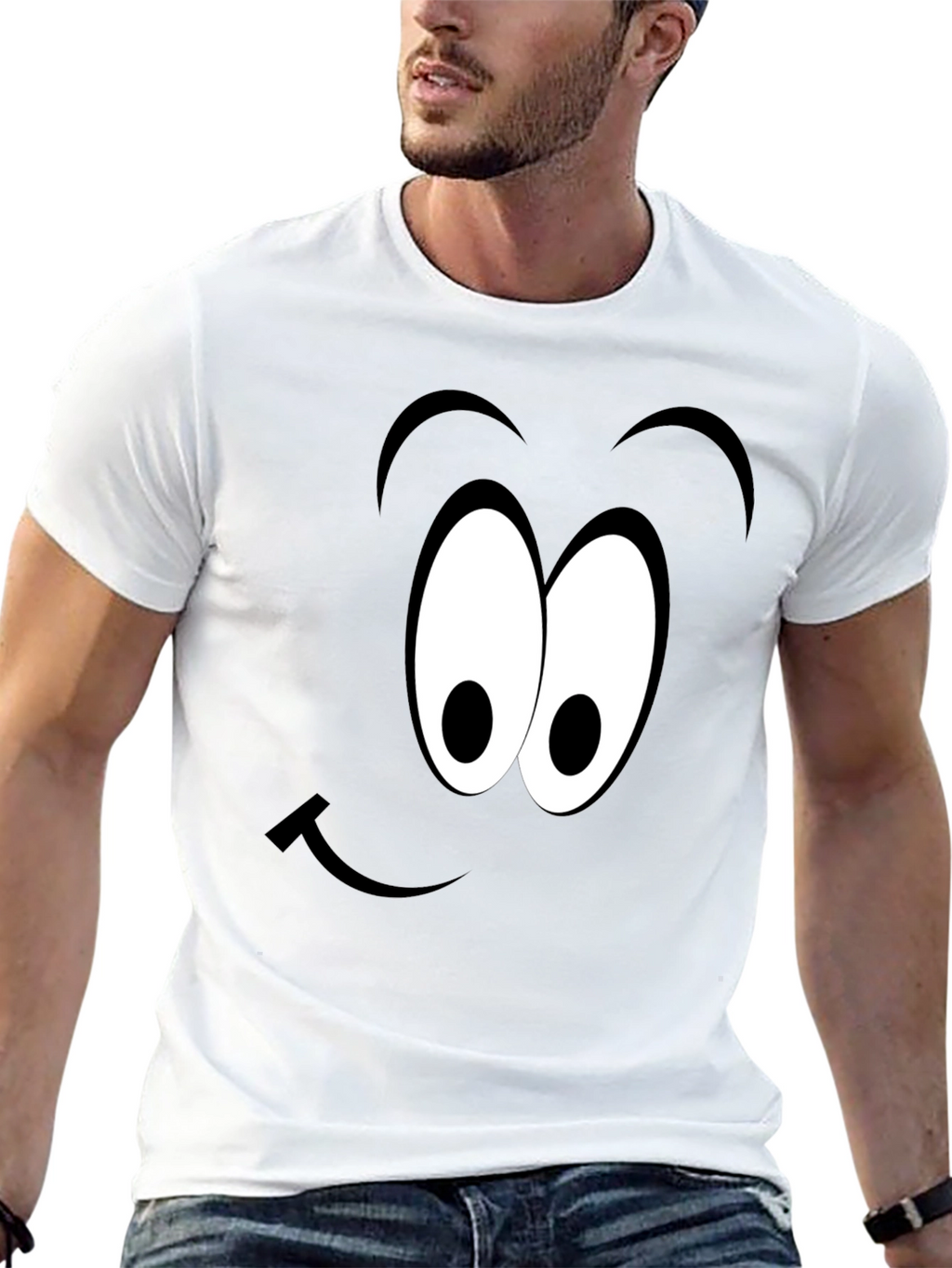 Funny Face Graphic Tee - Express Yourself!