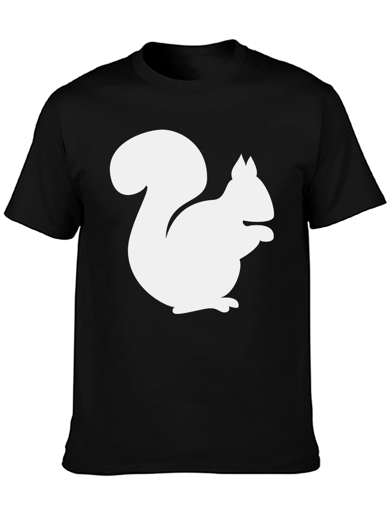 Squirrel Graphic T-Shirt - Black