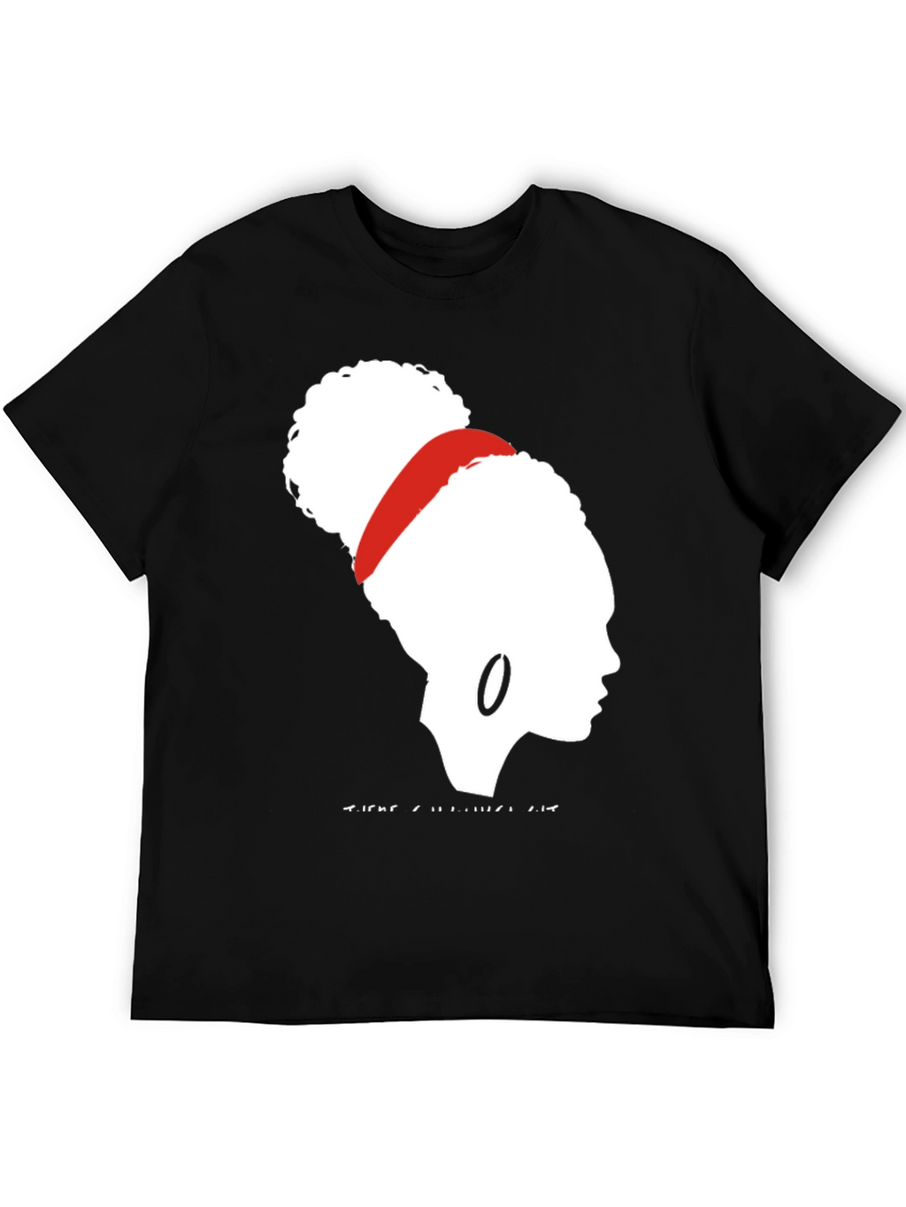 Silhouette Afro Black T-Shirt