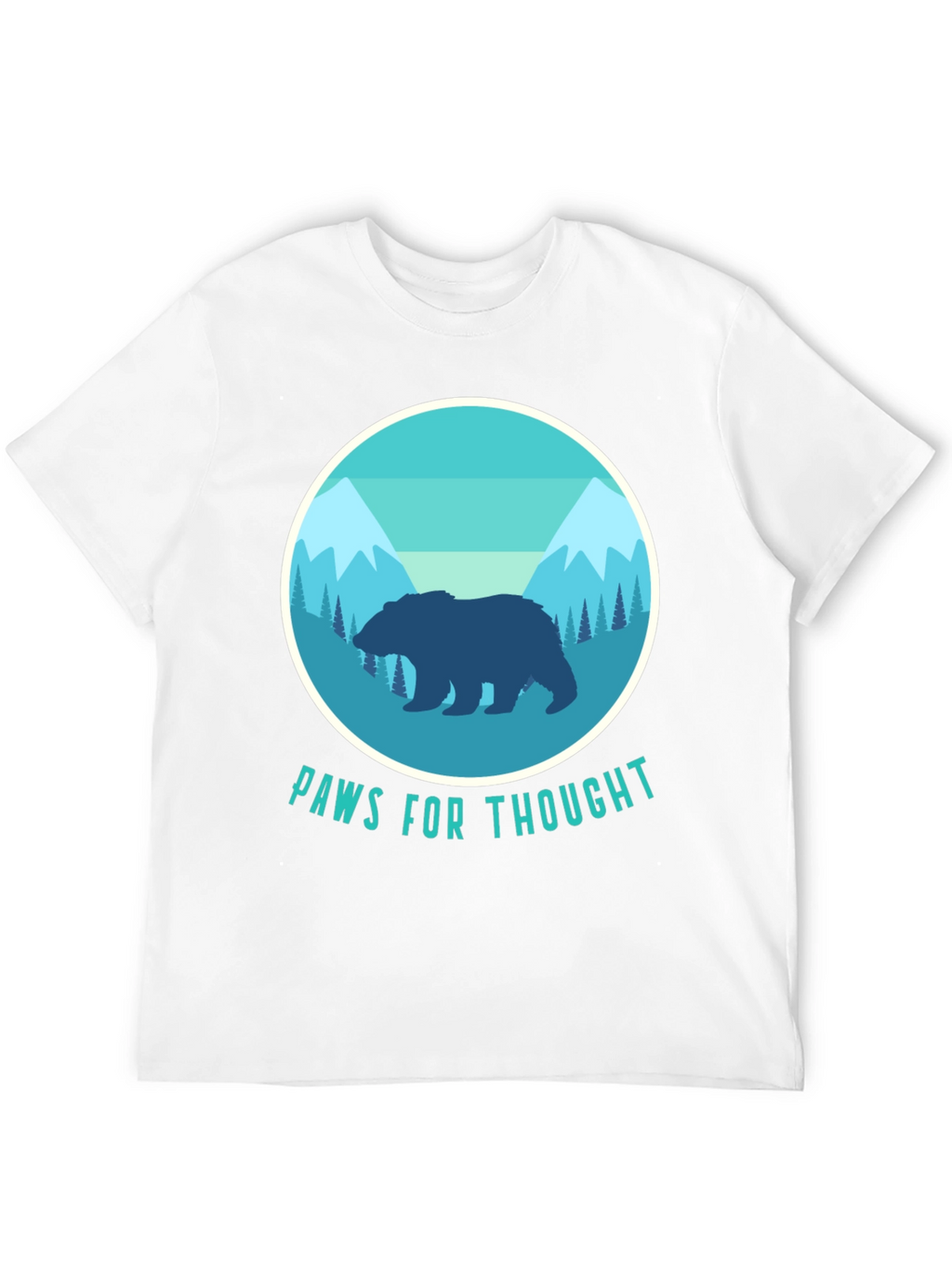 Paws for Thought Bear Graphic Tee