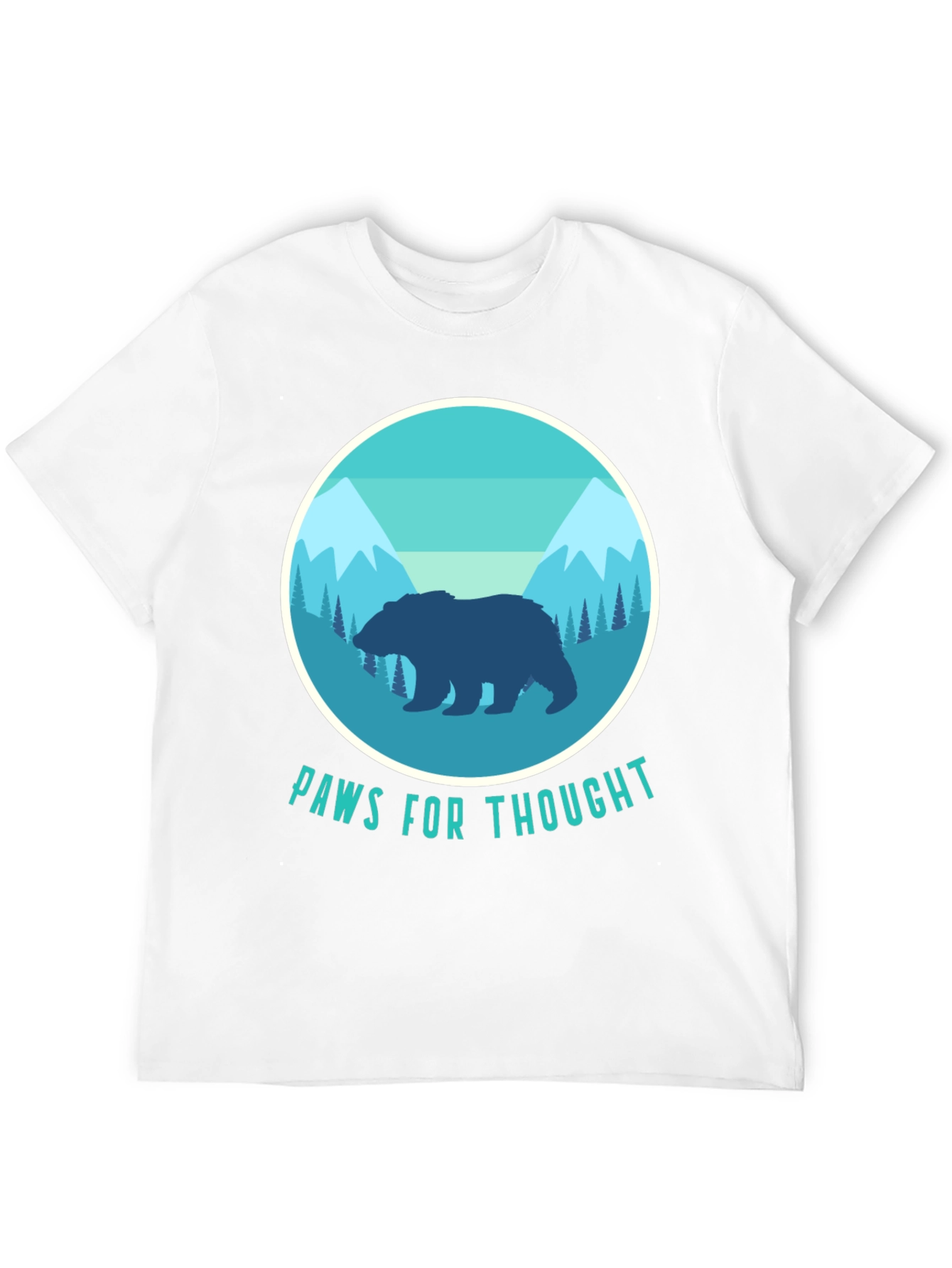 Paws for Thought Bear Graphic Tee