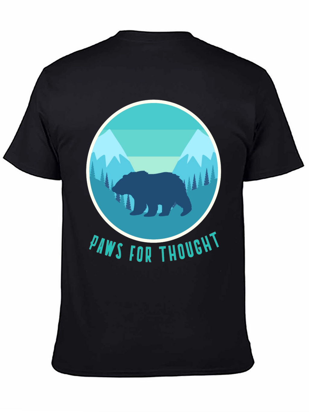 Paws for Thought Bear Graphic Tee