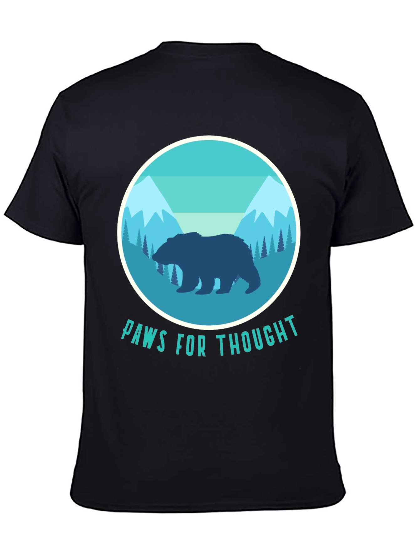 Paws for Thought Bear Graphic Tee