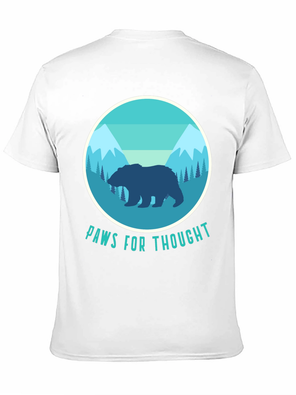 Paws for Thought Bear Graphic Tee