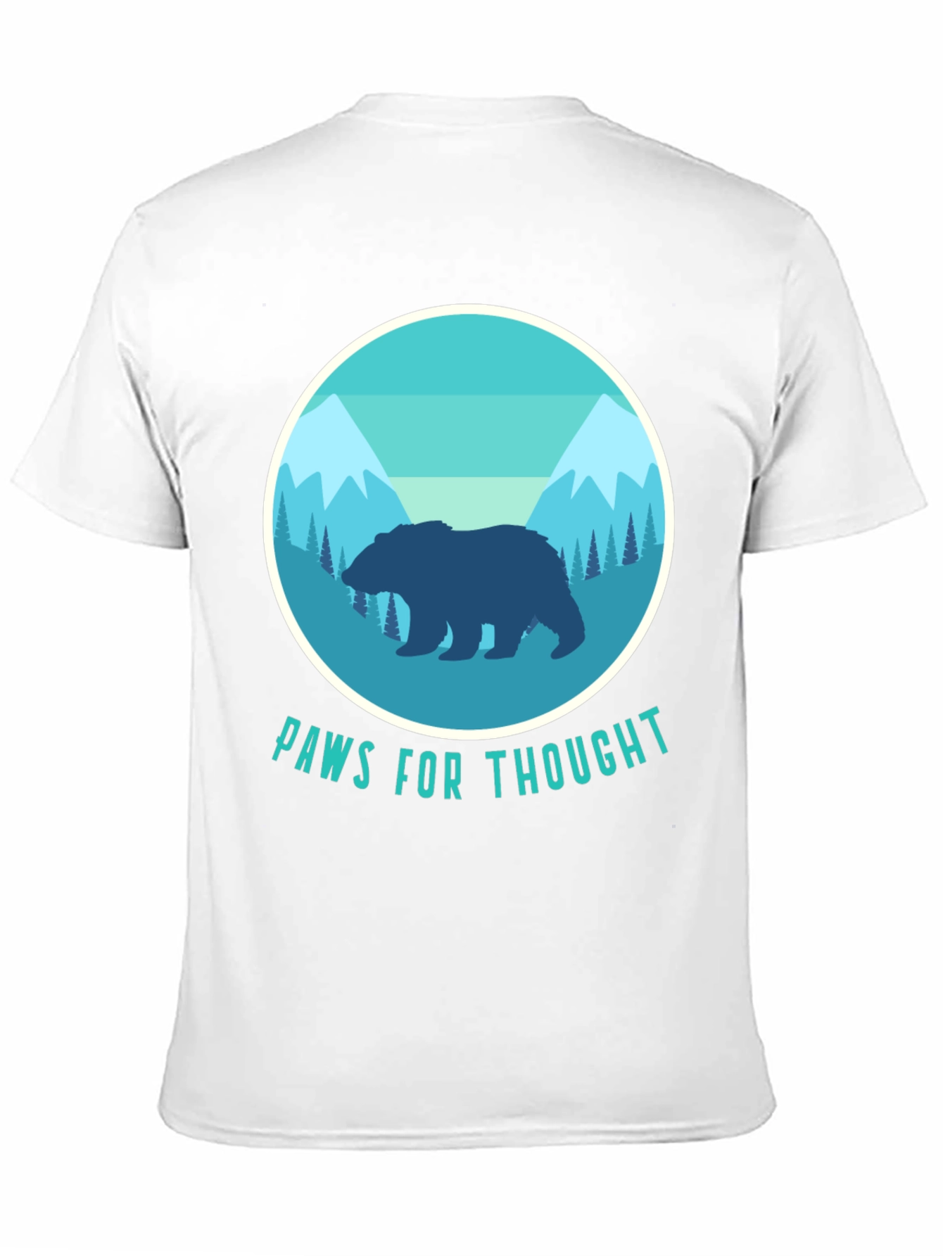 Paws for Thought Bear Graphic Tee