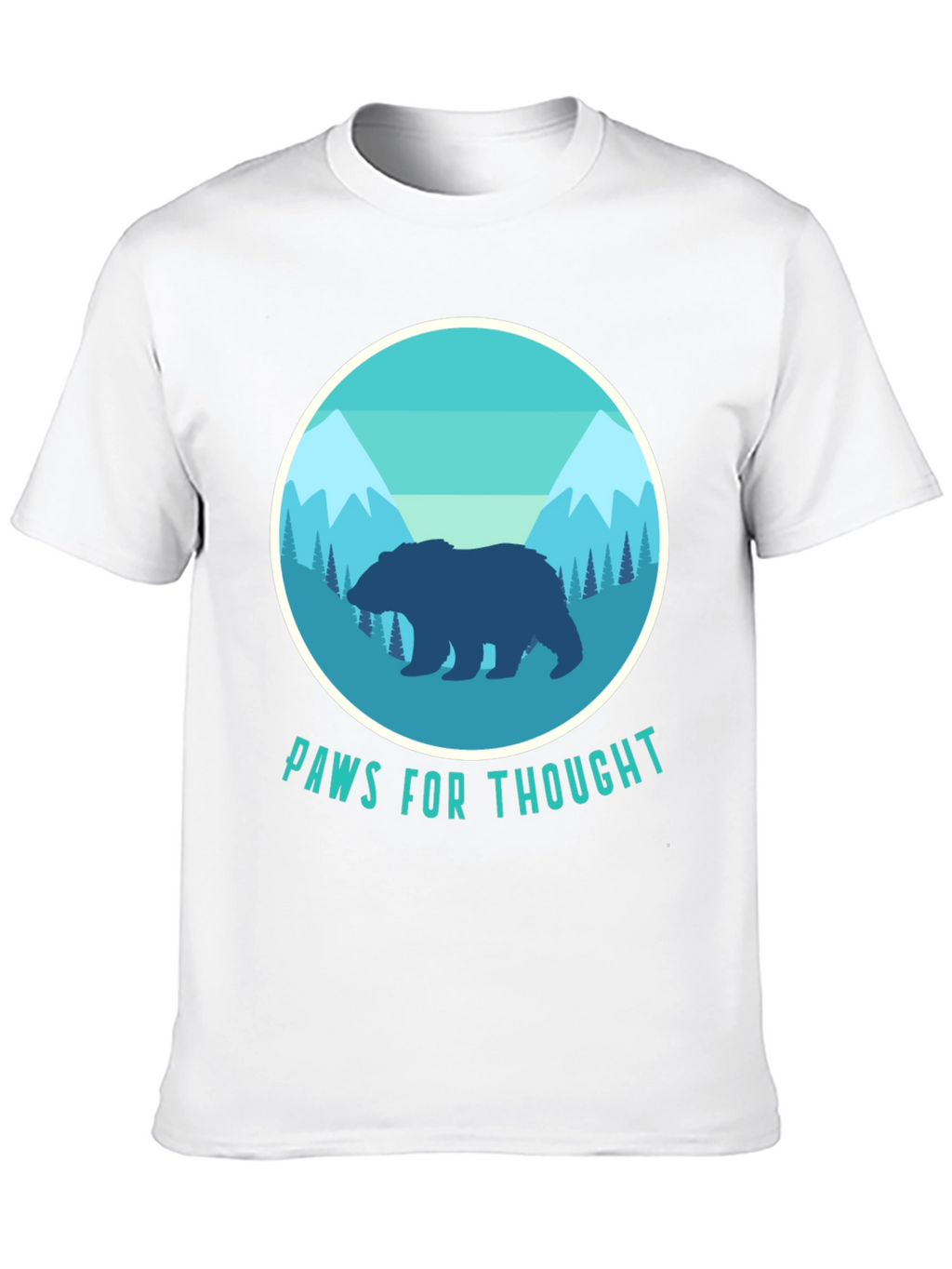 Paws for Thought Bear Graphic Tee