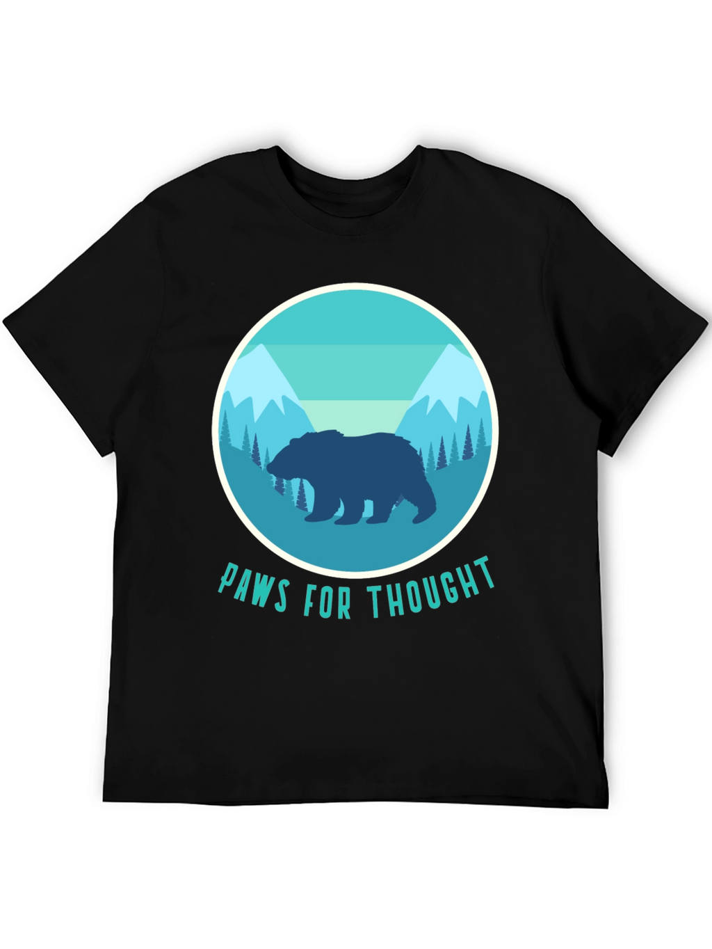 Paws for Thought Bear Graphic Tee