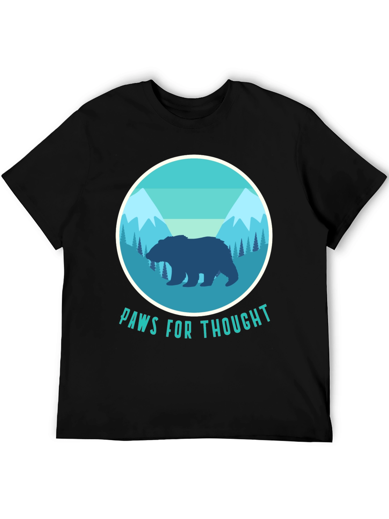 Paws for Thought Bear Graphic Tee
