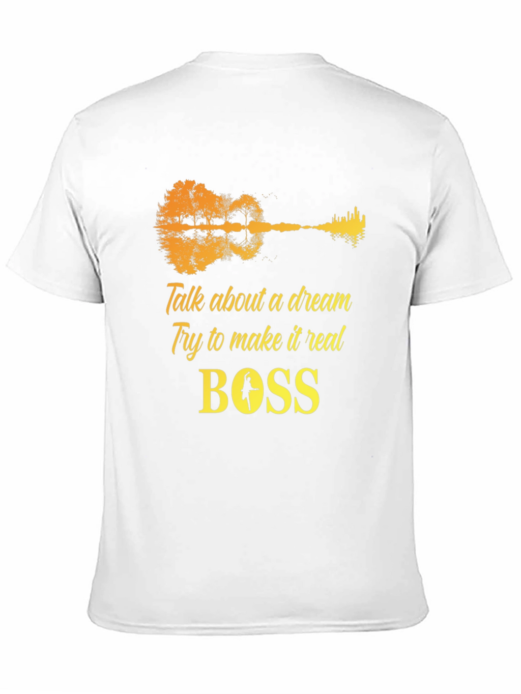 Dream Guitar T-Shirt - Black Cotton Graphic Tee