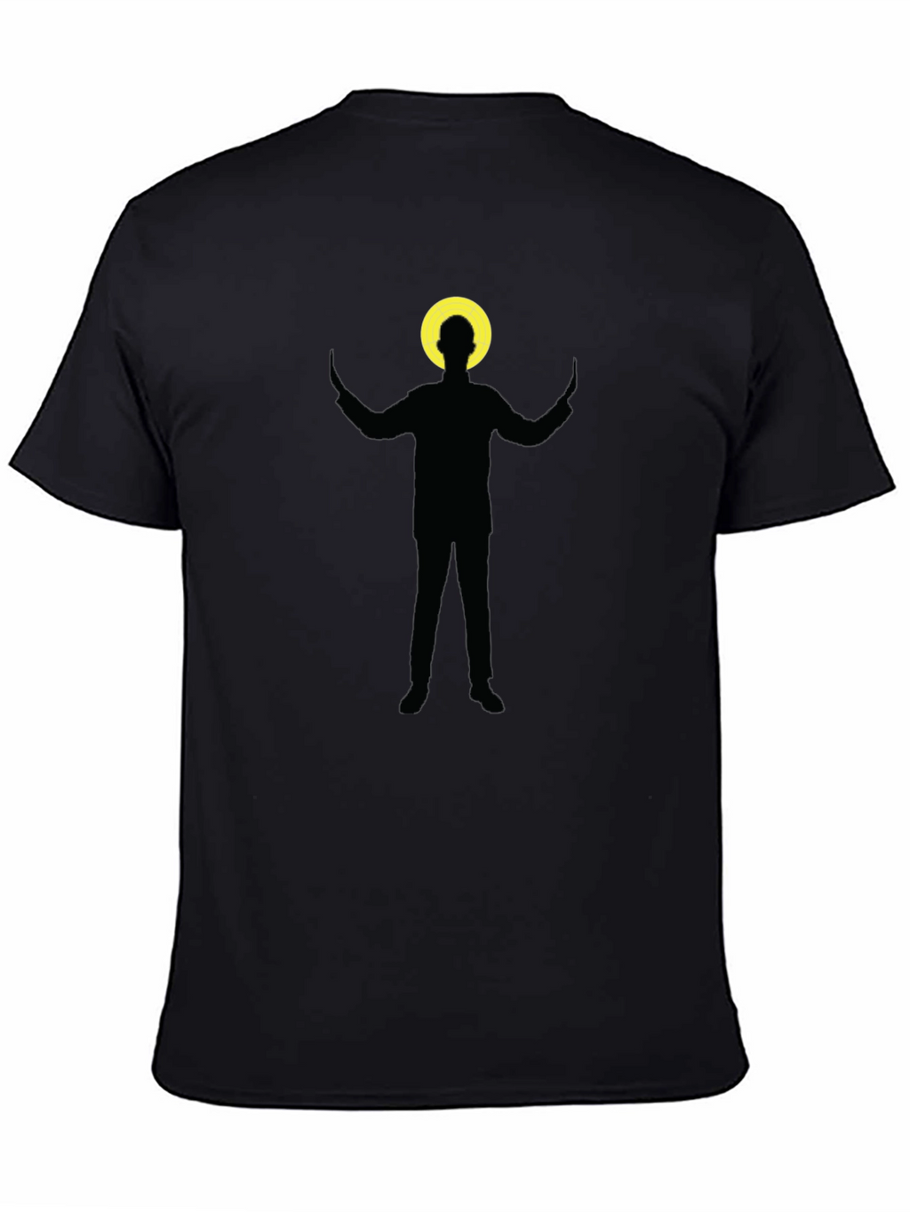 Conducting Angel Black T-Shirt - Quirky & Cool