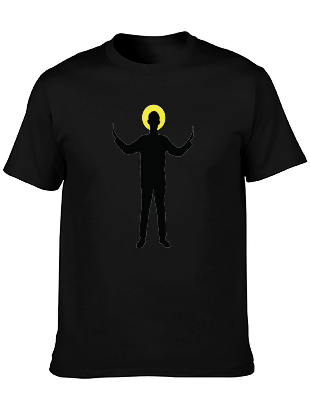 Conducting Angel Black T-Shirt - Quirky & Cool