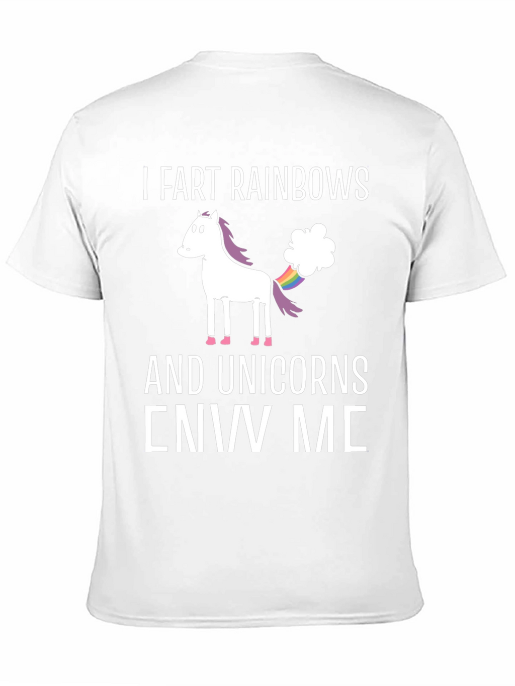 I Fart Rainbows Unicorn Graphic T-Shirt
