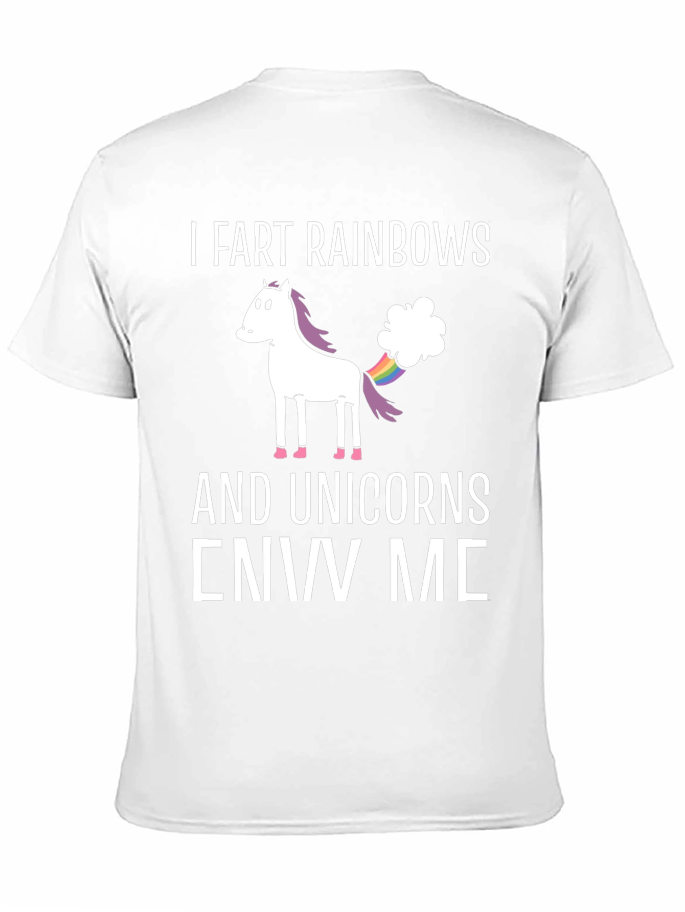 I Fart Rainbows Unicorn Graphic T-Shirt