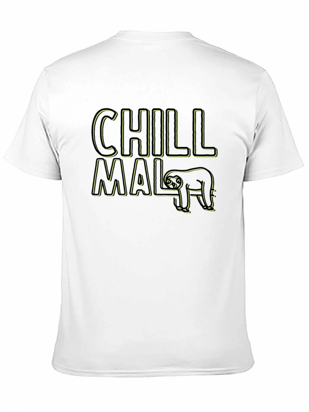Chill Mal Sloth Graphic T-Shirt