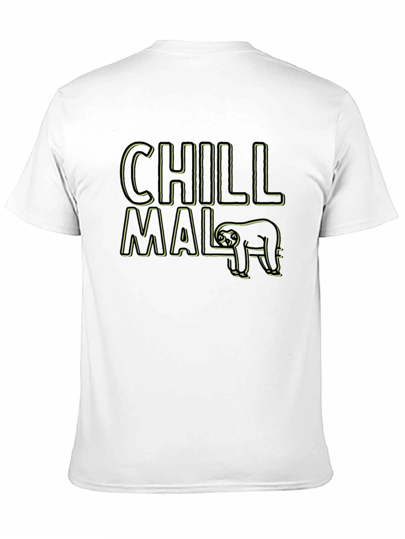 Chill Mal Sloth Graphic T-Shirt