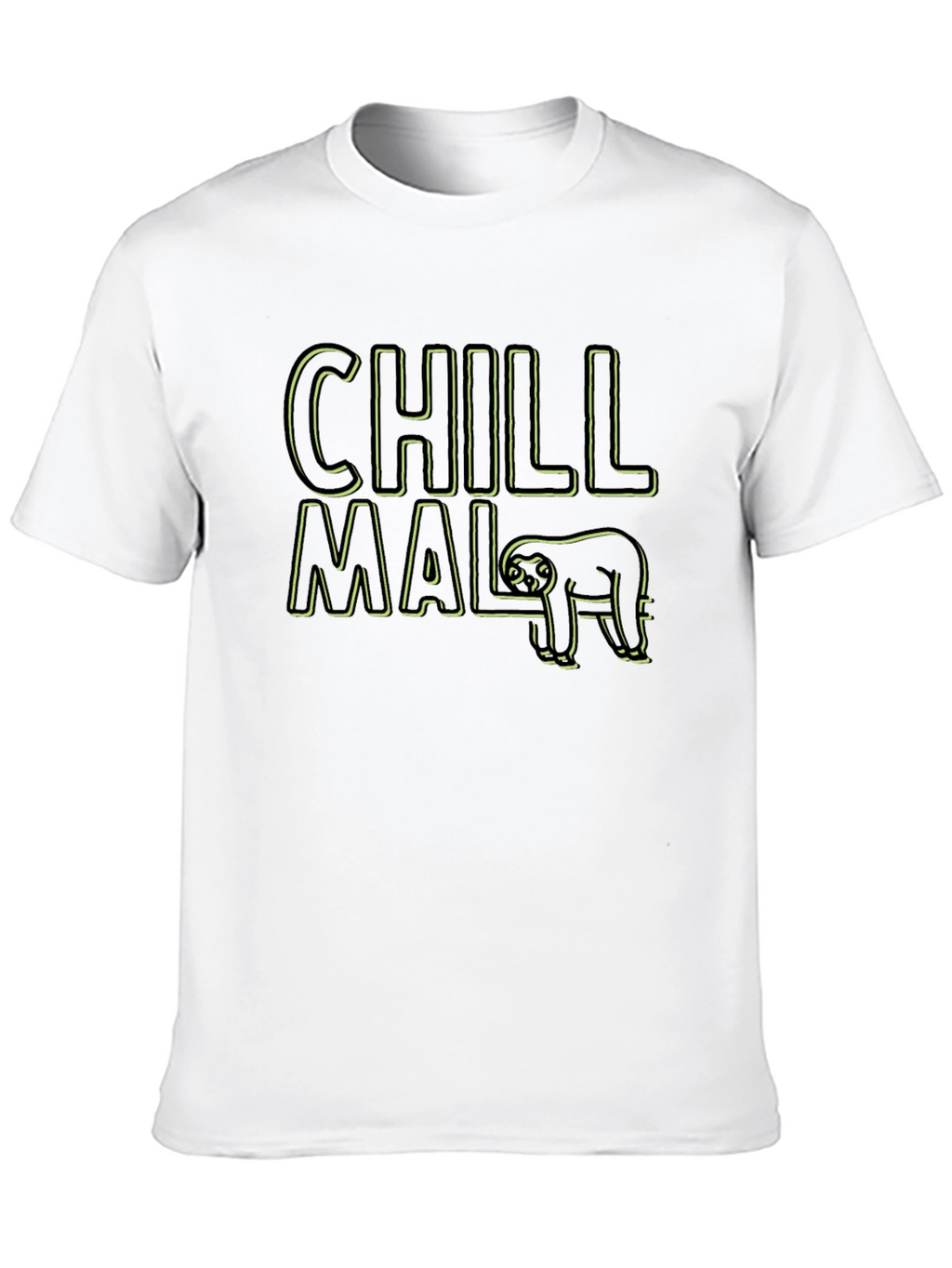 Chill Mal Sloth Graphic T-Shirt