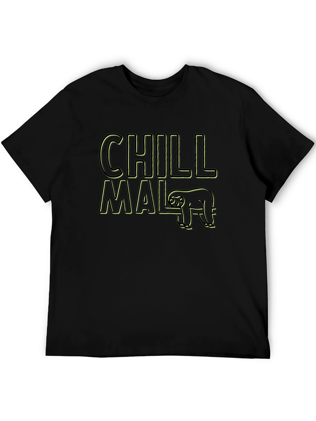 Chill Mal Sloth Graphic T-Shirt