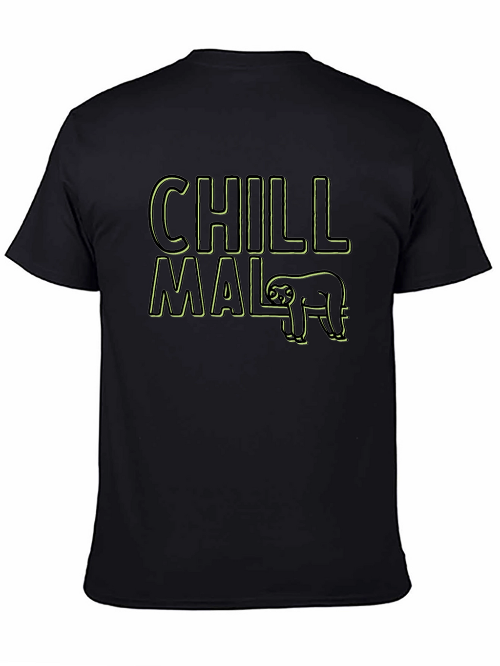 Chill Mal Sloth Graphic T-Shirt