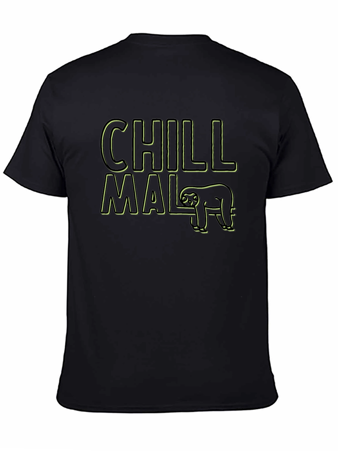 Chill Mal Sloth Graphic T-Shirt