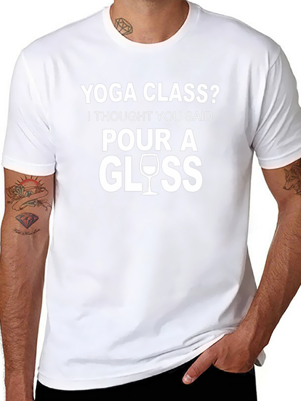 Yoga Class? Pour A Glass T-Shirt