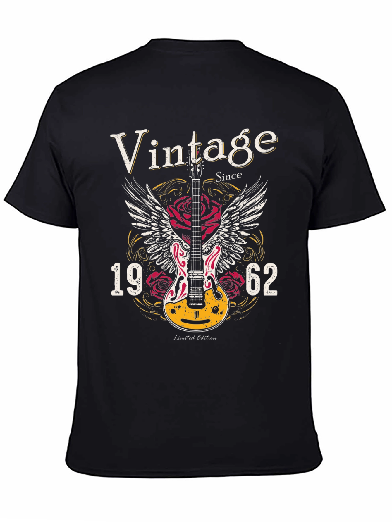 Vintage 1962 Guitar Graphic T-Shirt