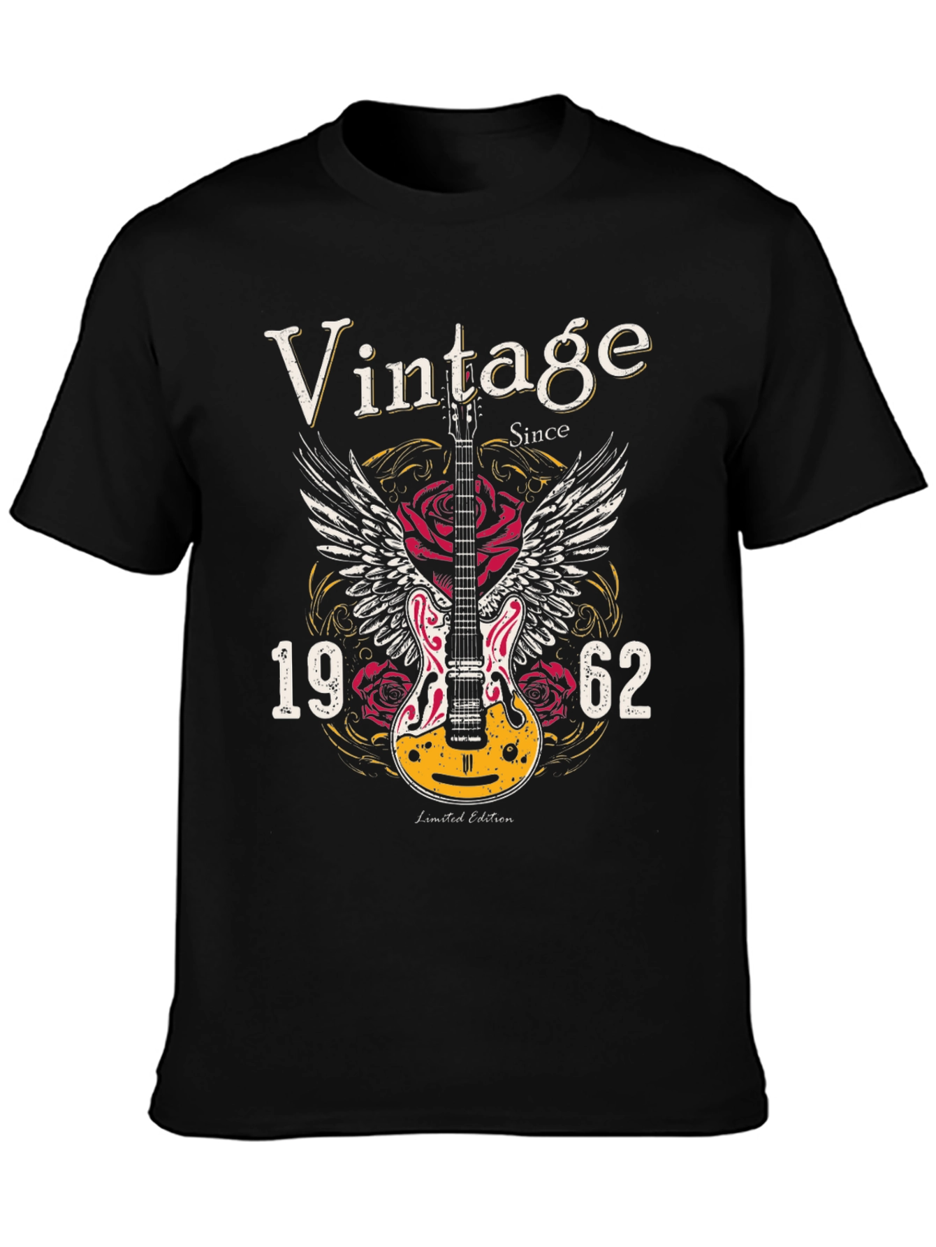 Vintage 1962 Guitar Graphic T-Shirt